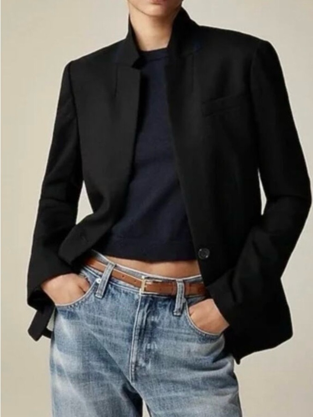 J. Crew Regent blazer black size 0